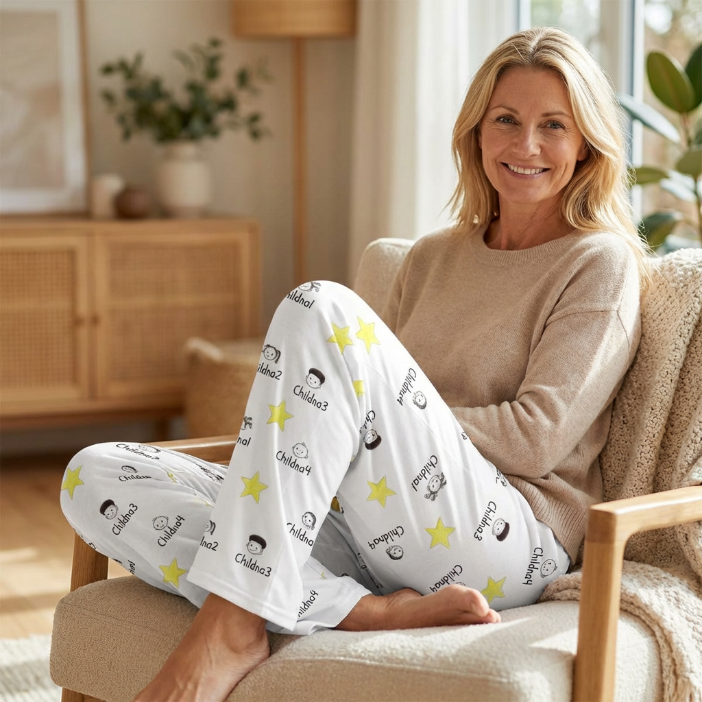 White Pajama Pants