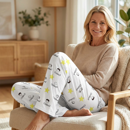 White Pajama Pants