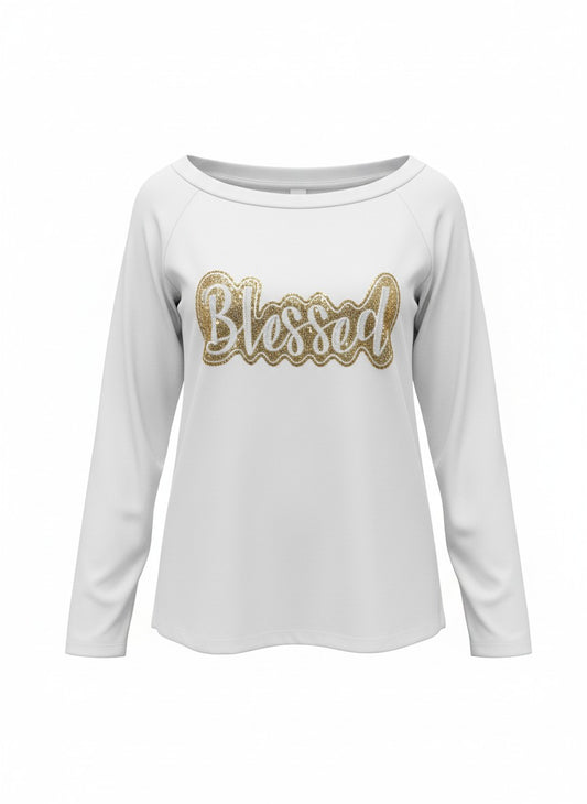 Blessed Luxe Long Sleeve Tee